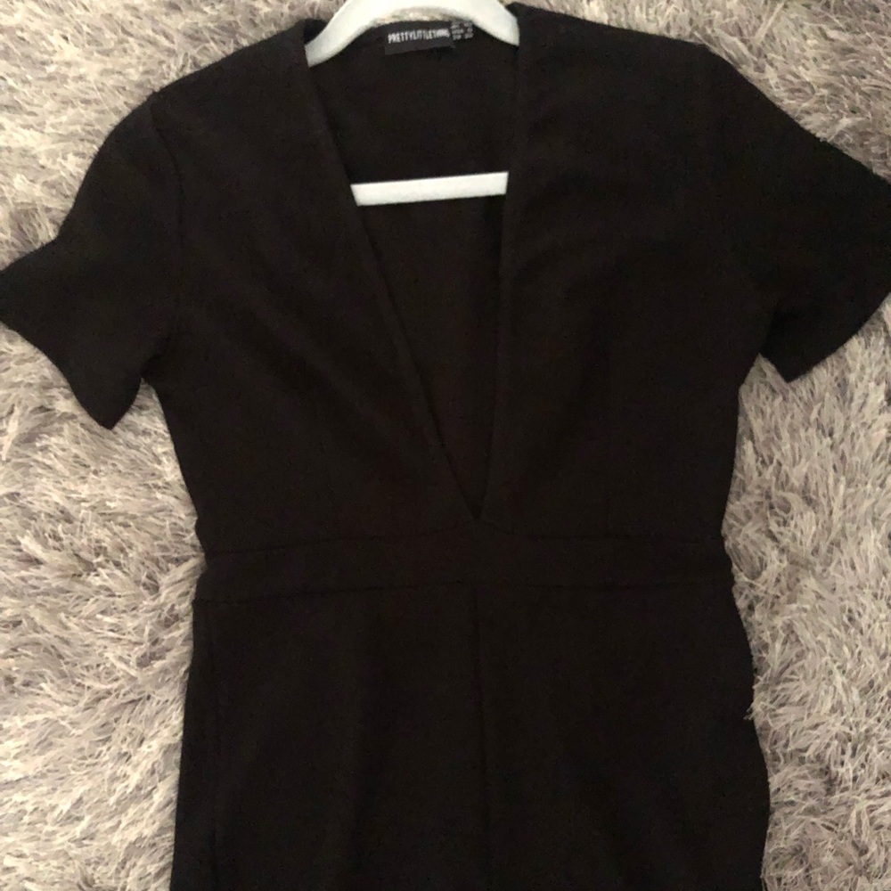 Black jumpsuit from pretty little thing